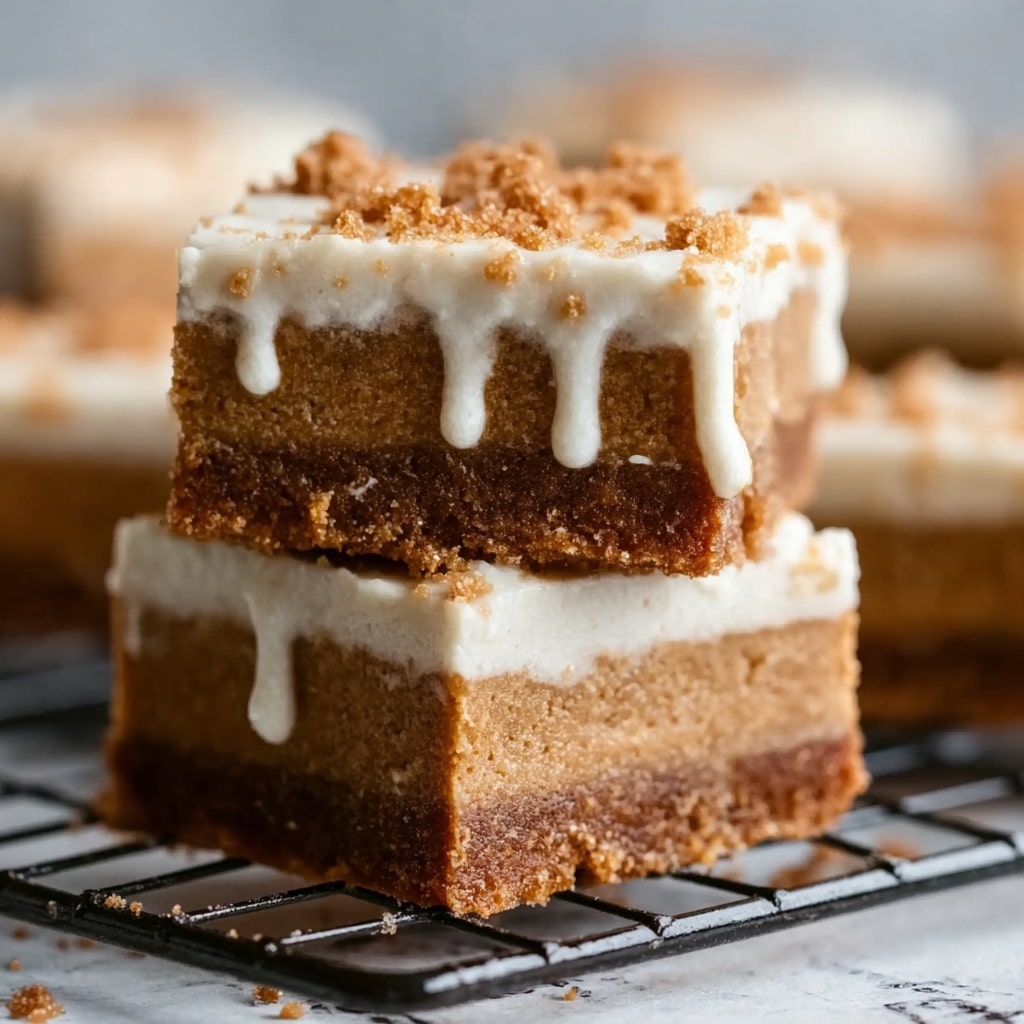 Chewy Gingerbread Cookie Bars Recipe - Recipe Image