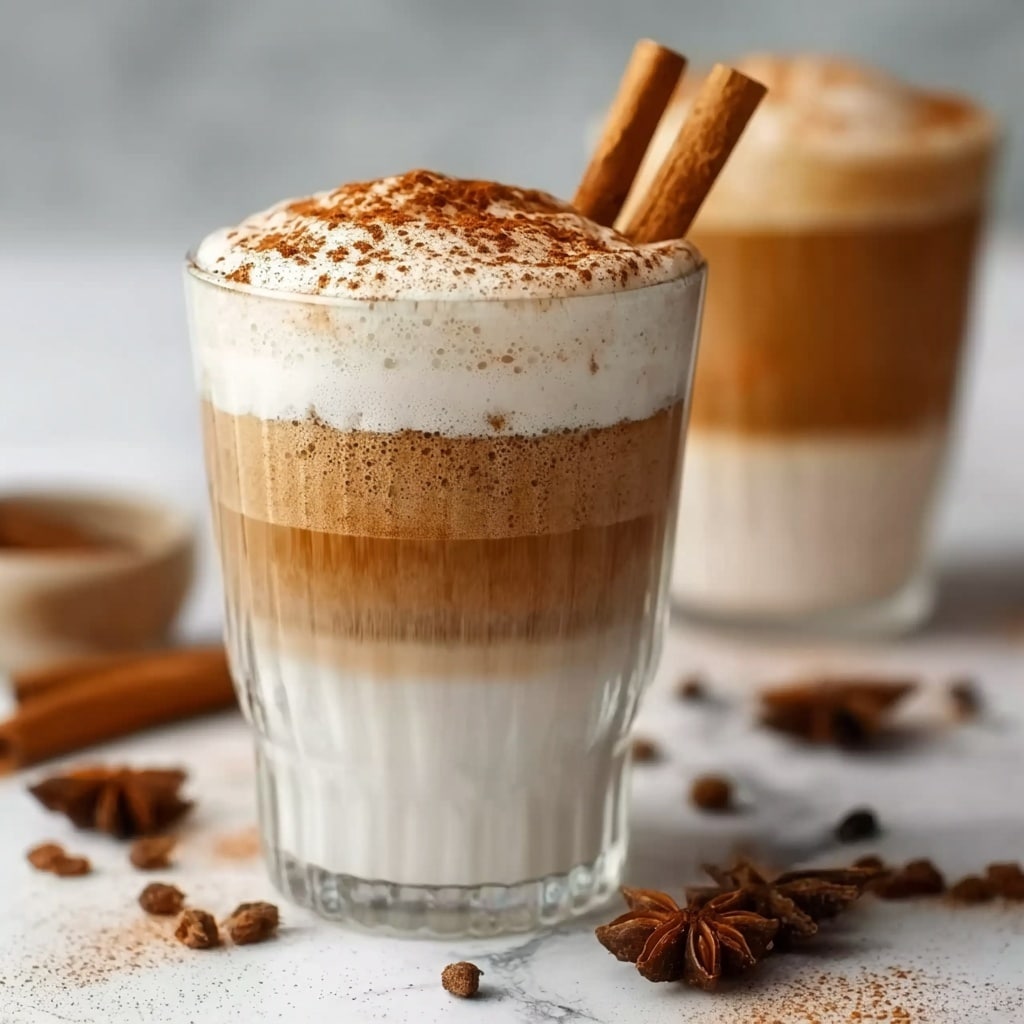 Creamy Vanilla Cinnamon Milk Tea Recipe - Recipe Image