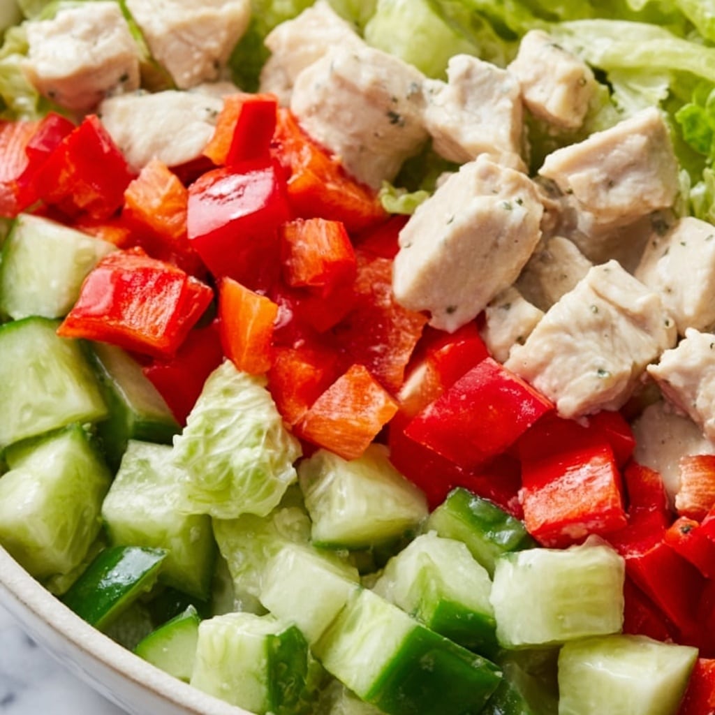 Cucumber Chicken Salad Recipe - Recipe Image
