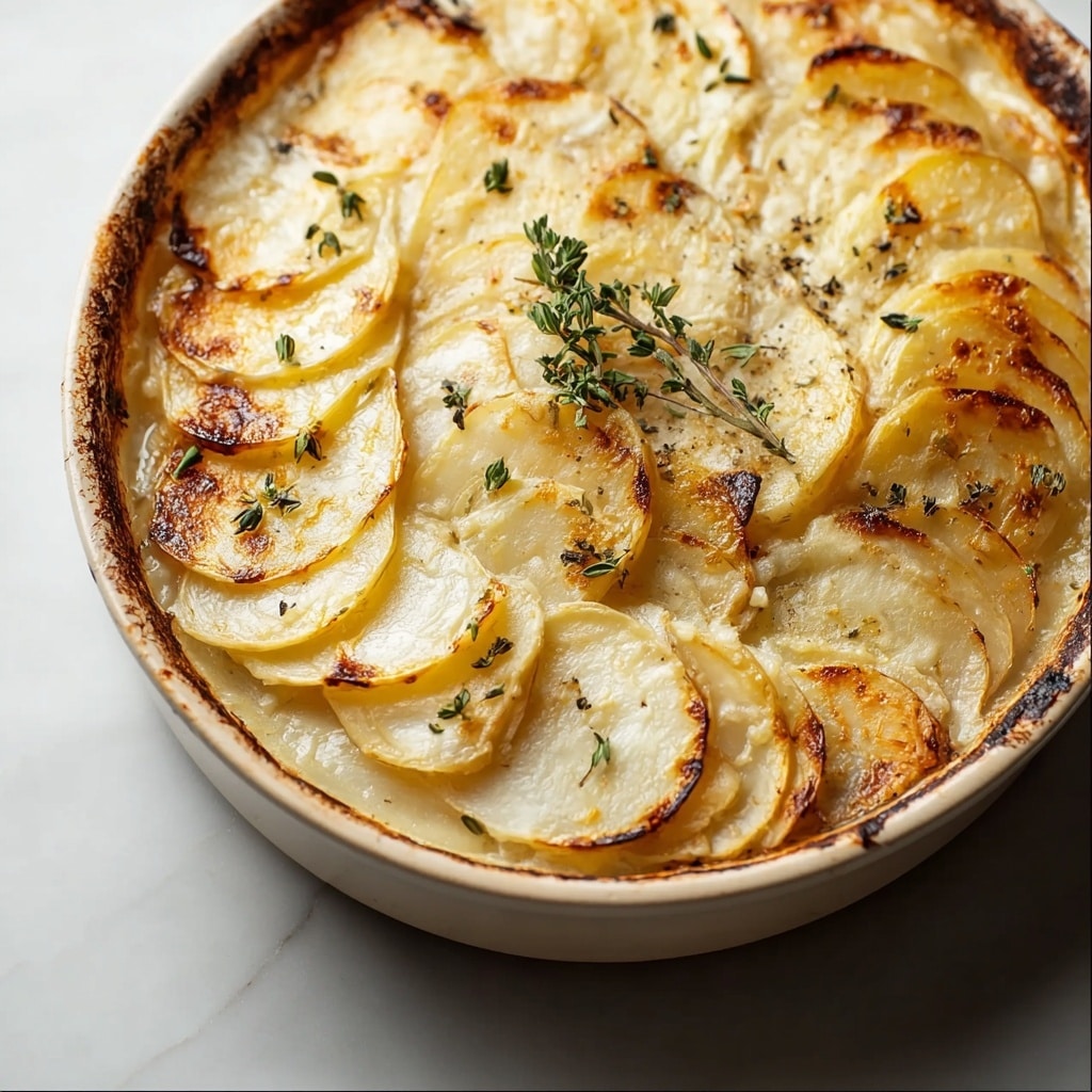 Easy Creamy Scalloped Potatoes Recipe - Recipe Image