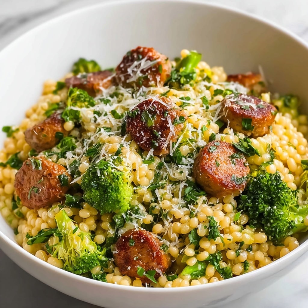 Quick Chicken Sausage & Broccoli Orzo: Weeknight Dinner Recipe