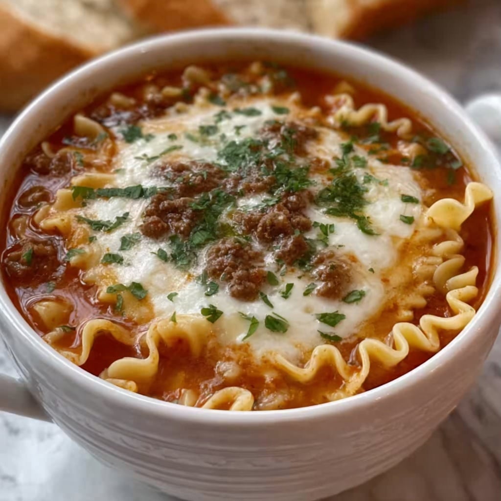Crock Pot Lasagna Soup Recipe - Recipe Image