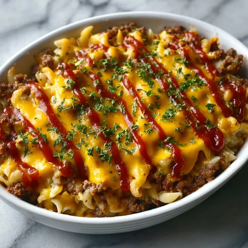 Cheeseburger French Fry Bake Recipe - Recipe Image