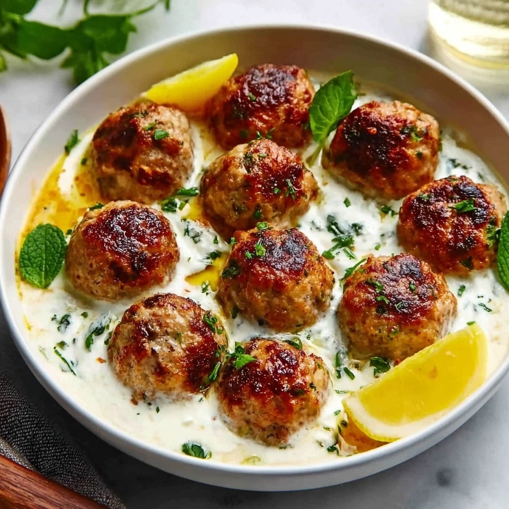 Delicious Greek Chicken Meatballs Recipe - Recipe Image