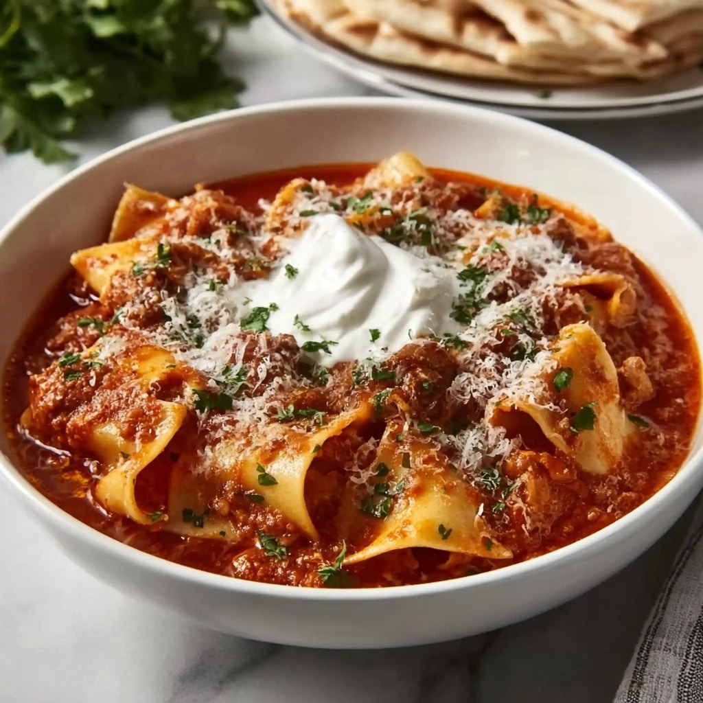 Crockpot Lasagna Soup Recipe