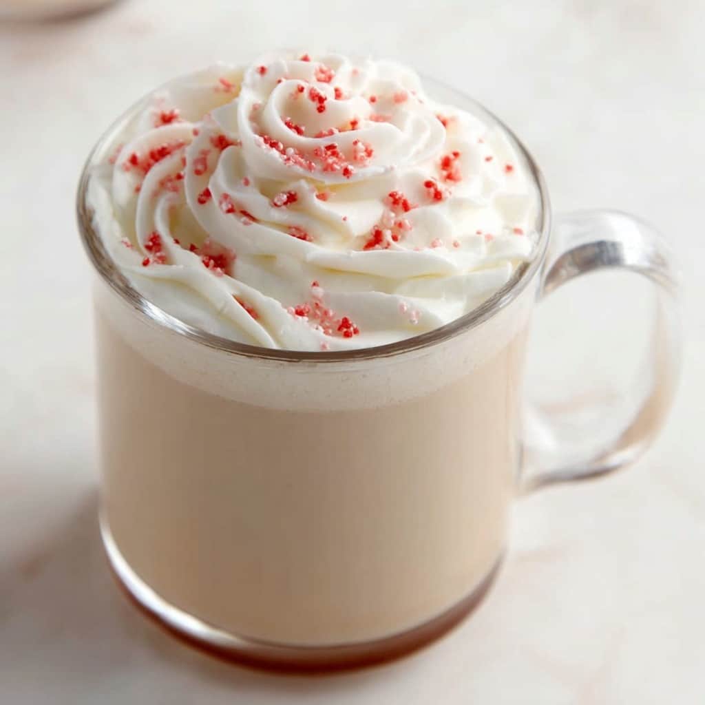 Peppermint White Hot Chocolate Recipe - Recipe Image