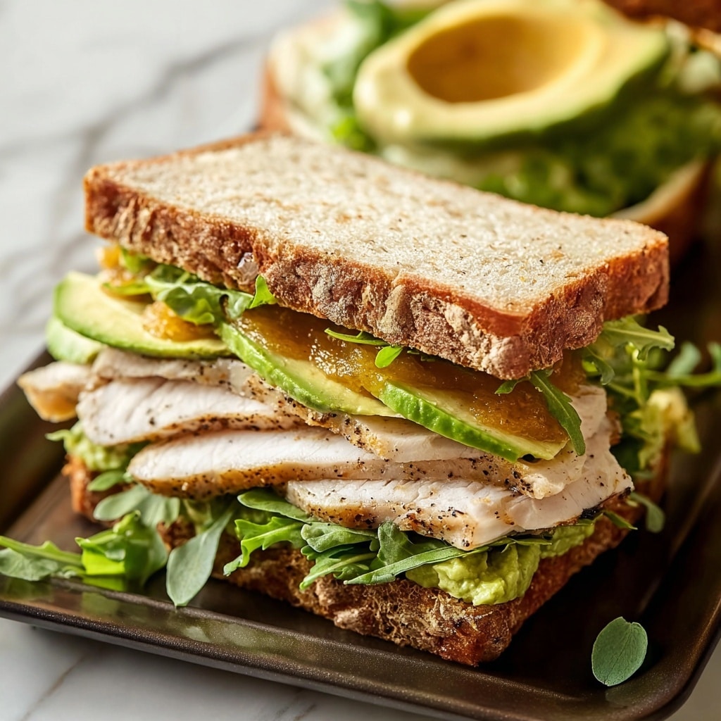Honey Mustard Turkey Avocado Sandwich for Summer Bliss Recipe - Recipe Image