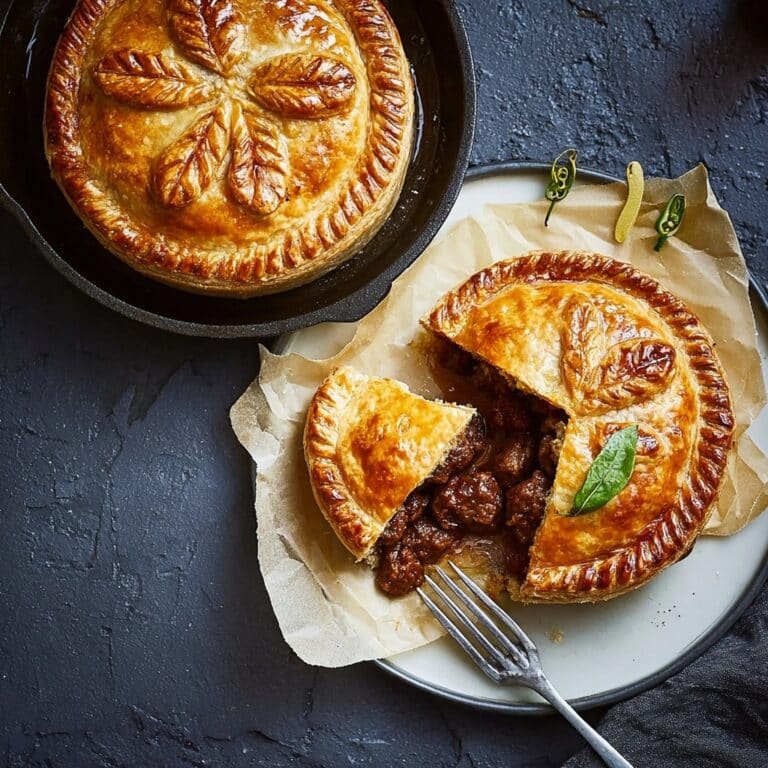 Savory Steak and Ale Pies Recipe