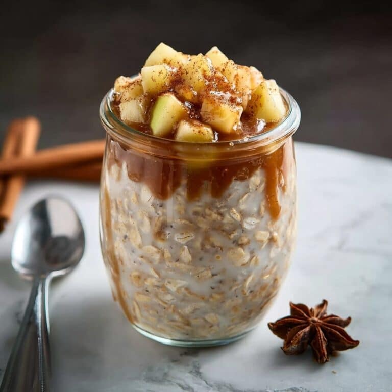 Apple Cinnamon Overnight Oats Recipe