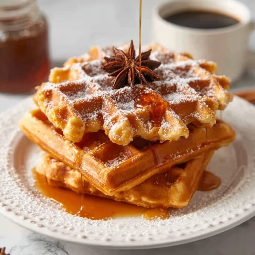 Spiced Pumpkin Waffles Recipe