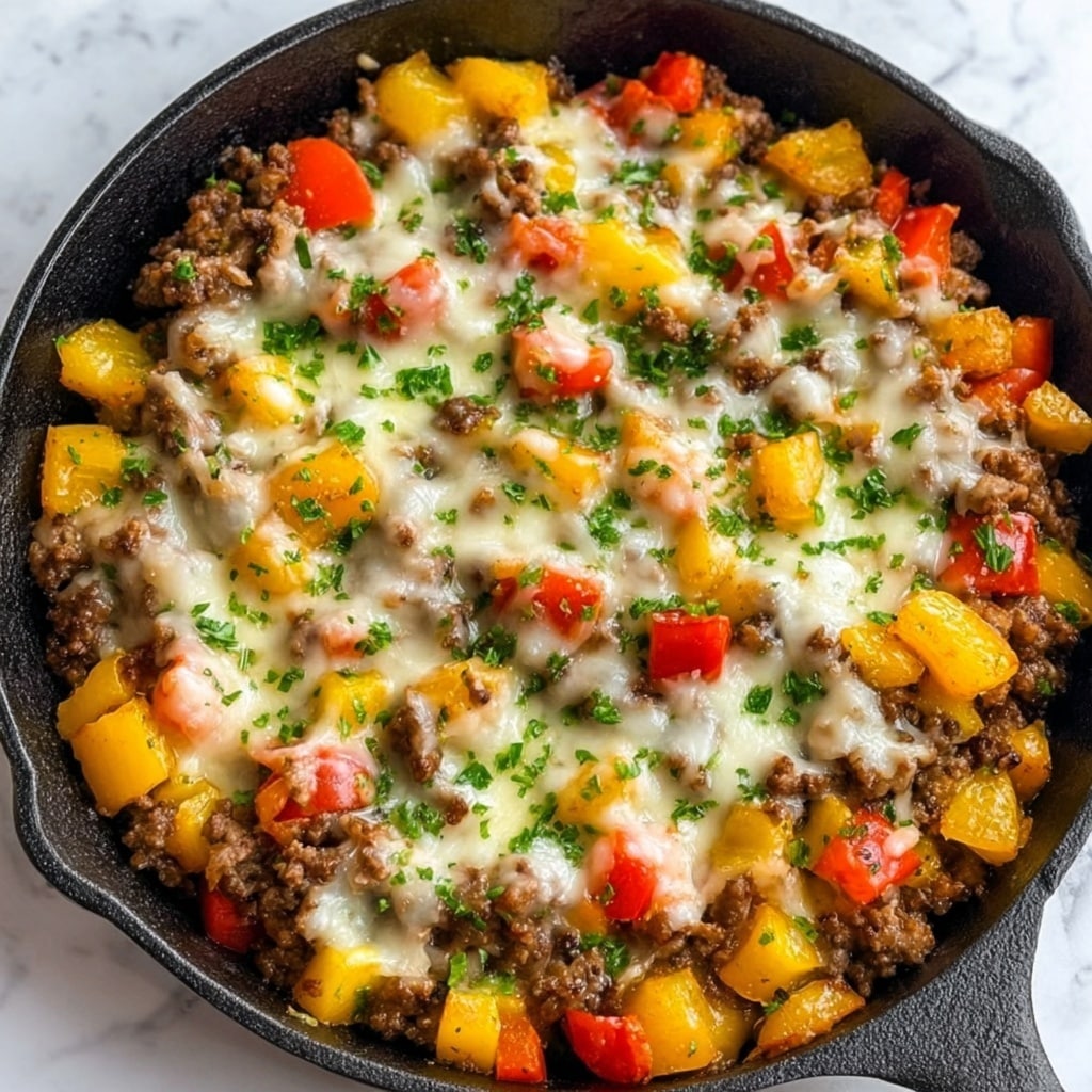 Mexican Ground Beef and Potato Skillet Recipe