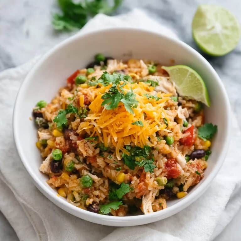 Instant Pot Weeknight Chicken and Rice Burrito Bowls Recipe