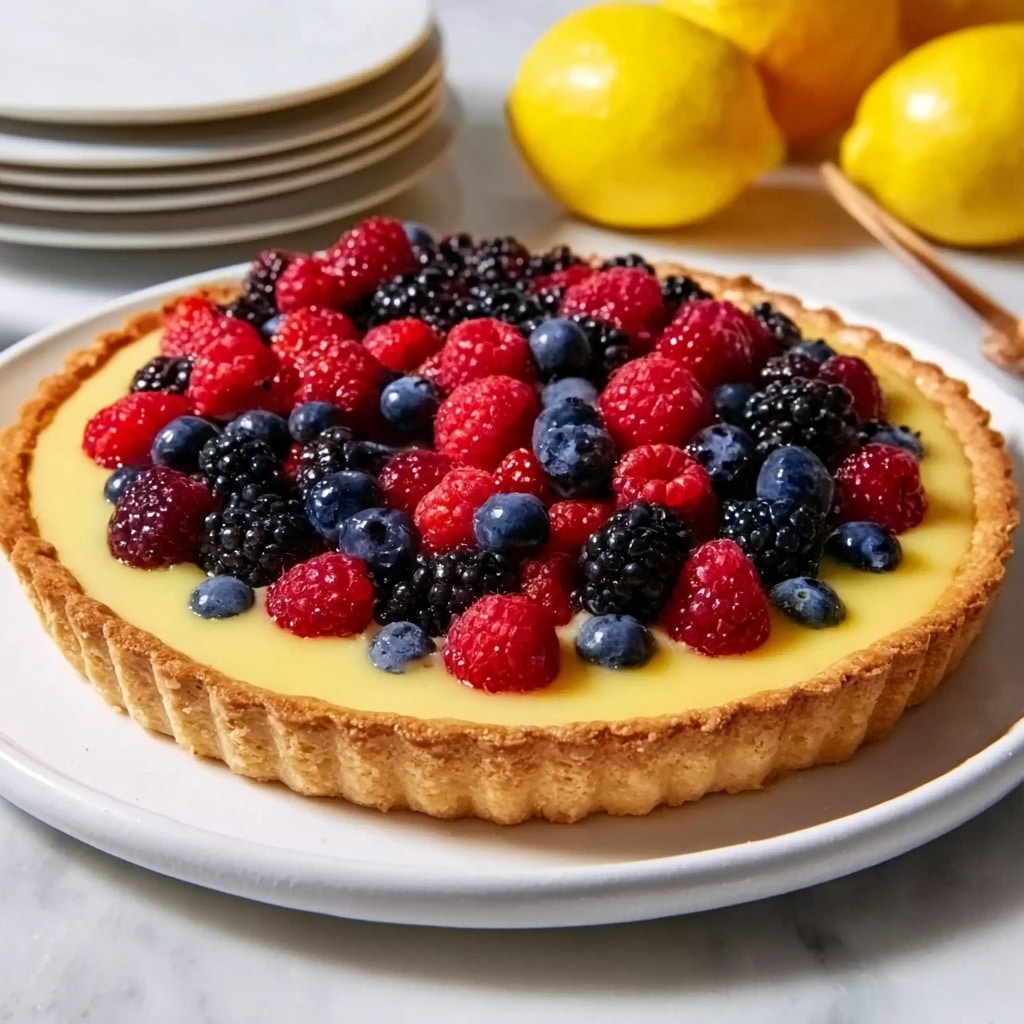 Lemon Berry Tart Recipe - Recipe Image
