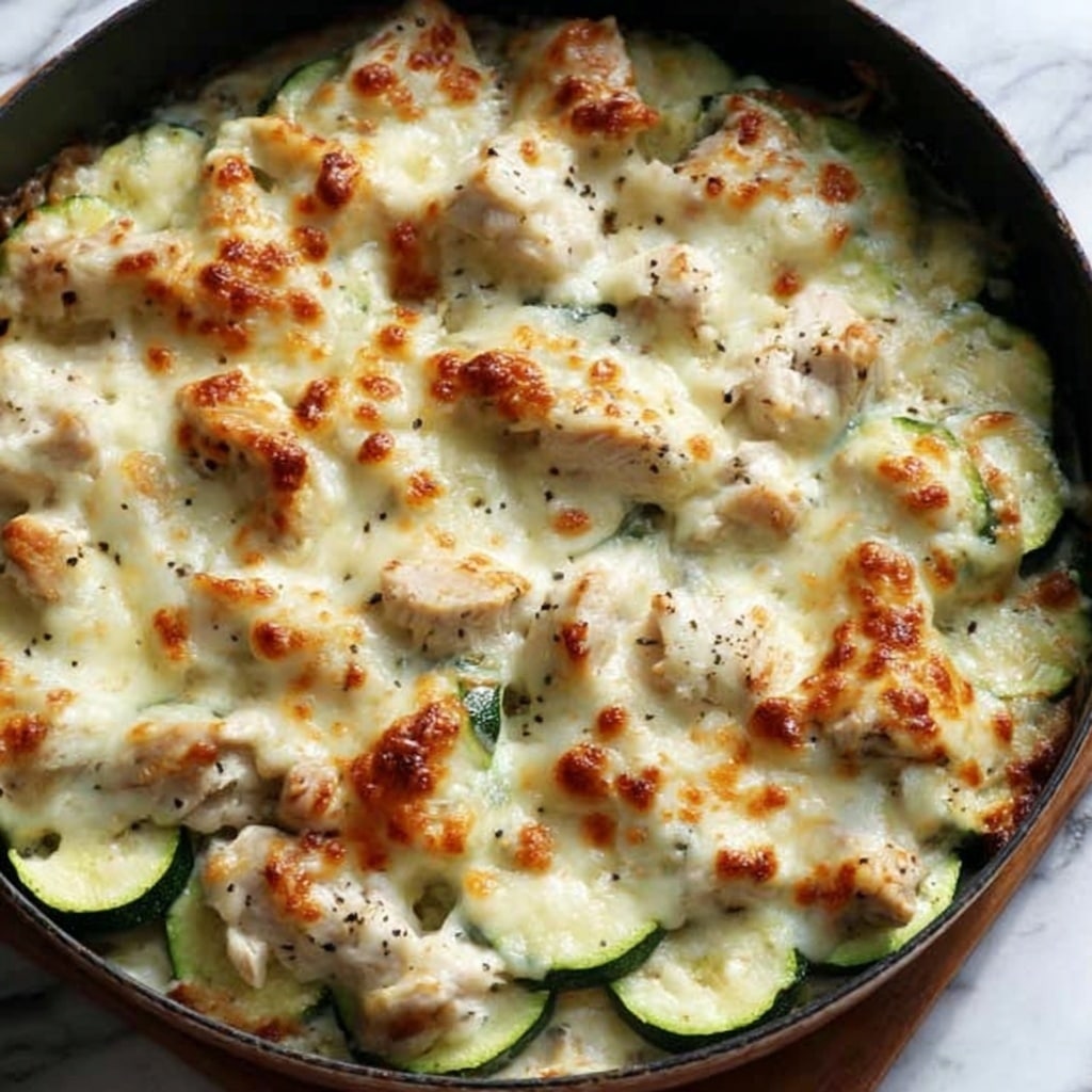 Cheesy Chicken Zucchini Casserole Recipe