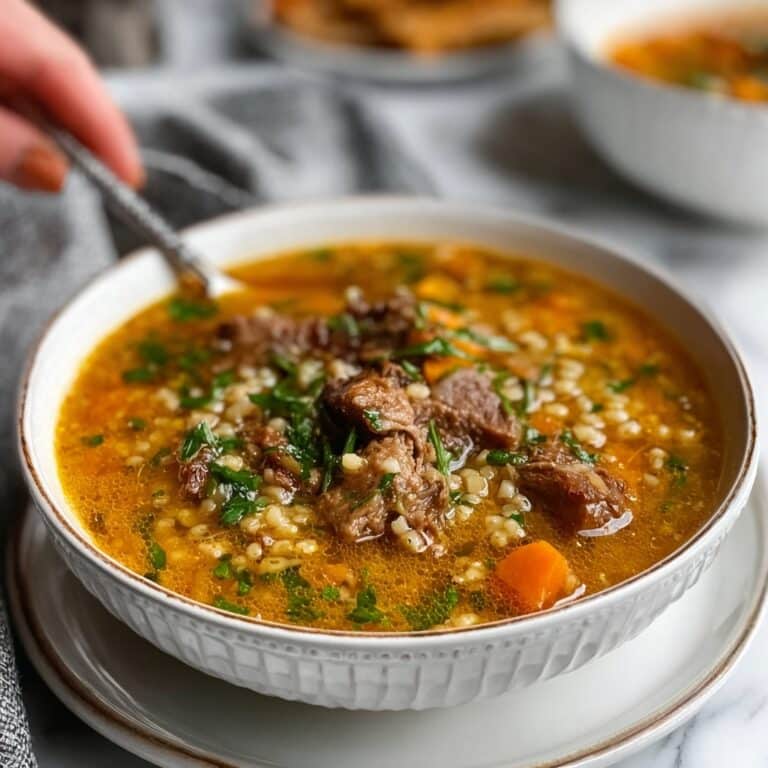 Hearty Beef Barley Soup Recipe