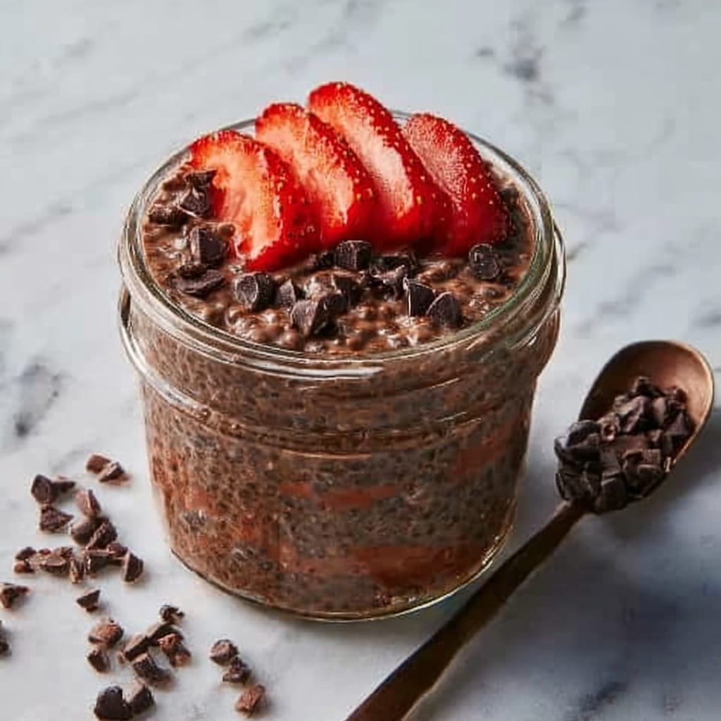 Brownie Batter Overnight Oats Recipe - Recipe Image