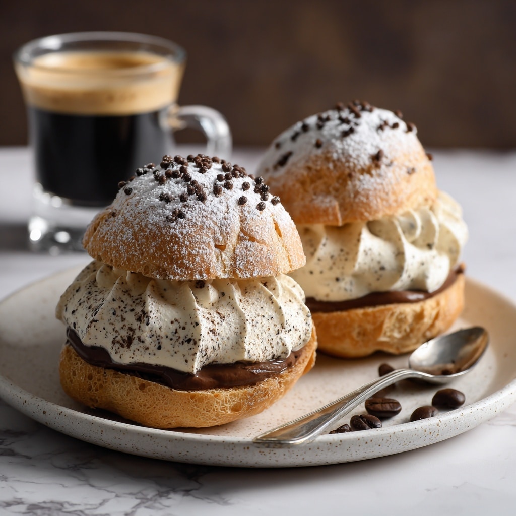 Mocha Éclairs: Coffee-Infused Pastry Cream Delight Recipe