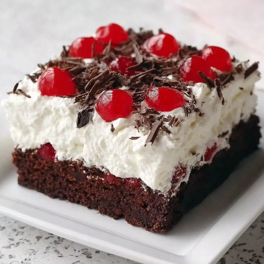 Black Forest Poke Cake Recipe - Recipe Image