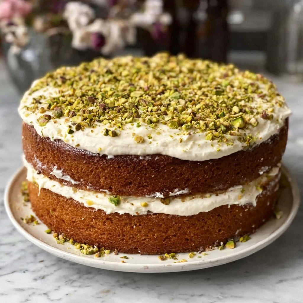 Pistachio, Orange & Ricotta Cake Recipe