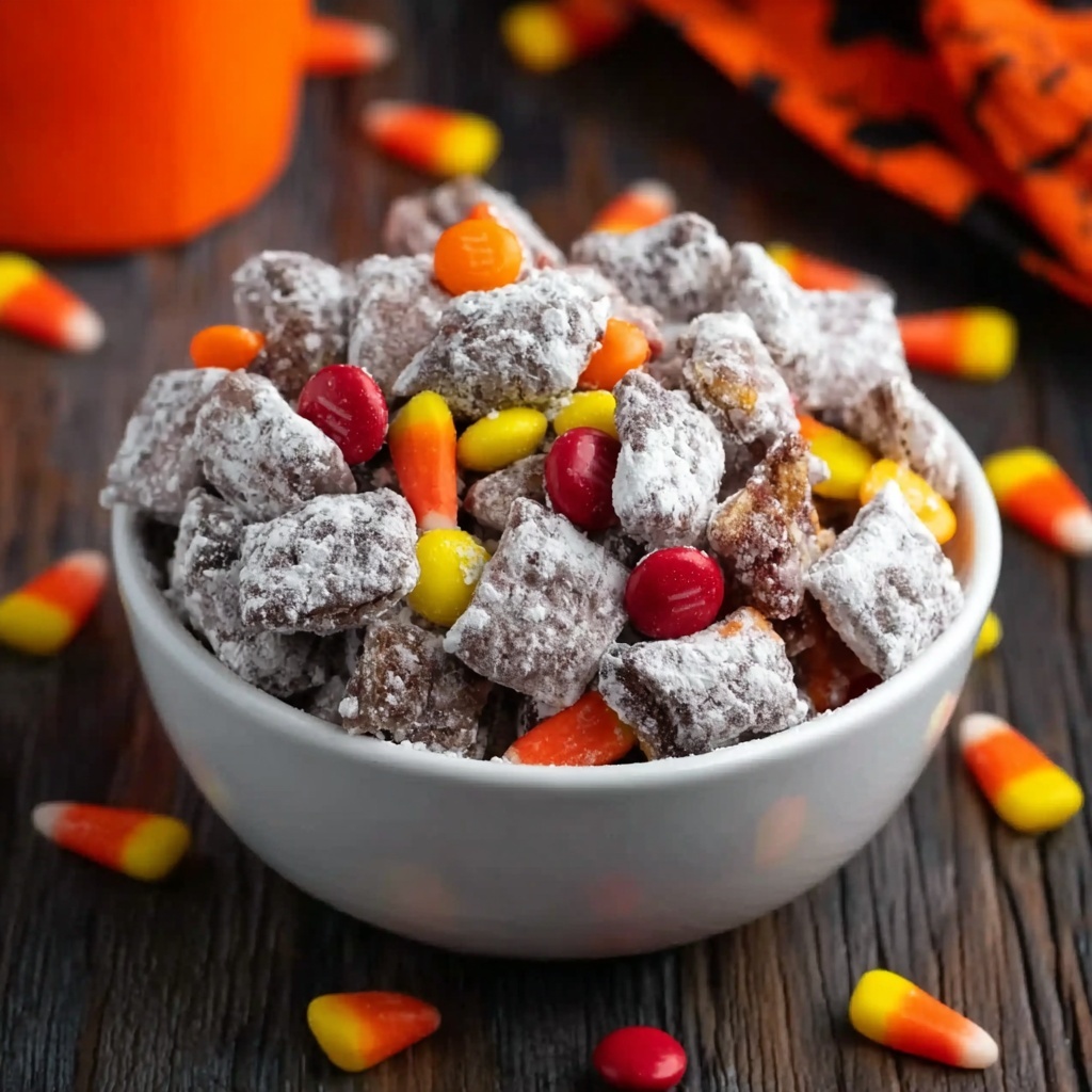 Halloween Muddy Buddies Recipe - Recipe Image