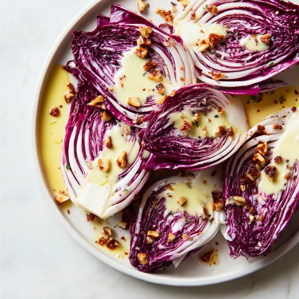 Radicchio Salad with Crème Fraîche Vinaigrette and Toasted Hazelnuts Recipe - Recipe Image
