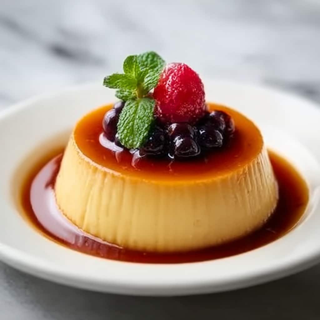 Easy Flan Recipe - Recipe Image