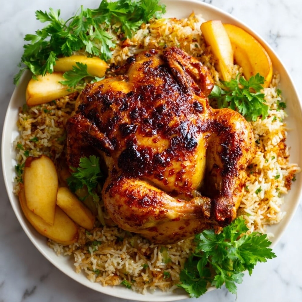 Apple Cider Glazed Roast Chicken Recipe - Recipe Image