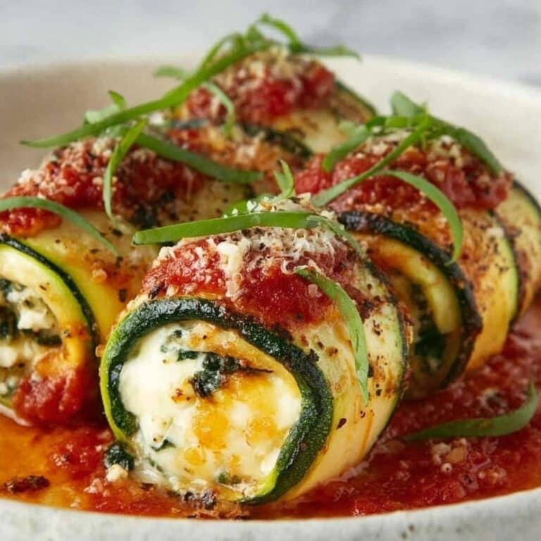 Vegan Zucchini Spinach Rollatini Recipe