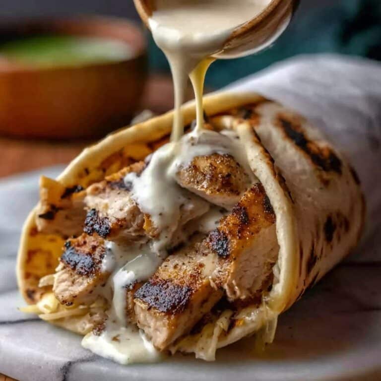 Chicken Shawarma with Garlic Sauce Recipe