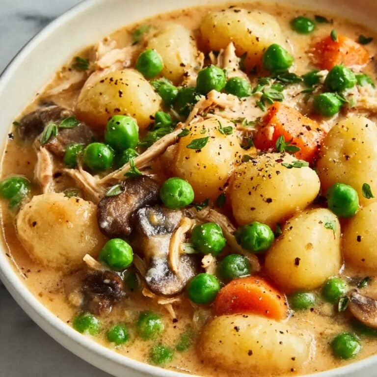 Creamy Chicken and Gnocchi Pot Pie Recipe