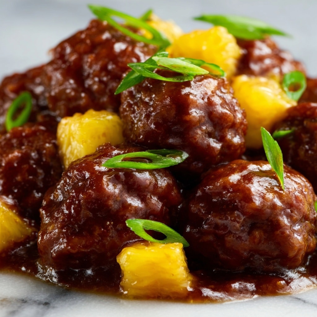 Crockpot Sweet and Sour Meatballs Recipe - Recipe Image