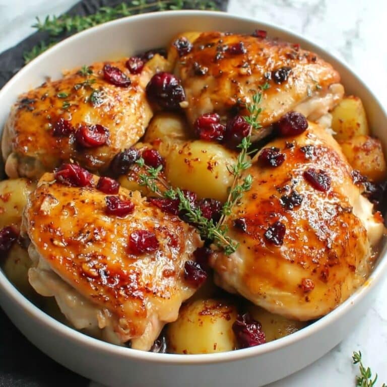 Impressive Cranberry Brie Stuffed Chicken Recipe