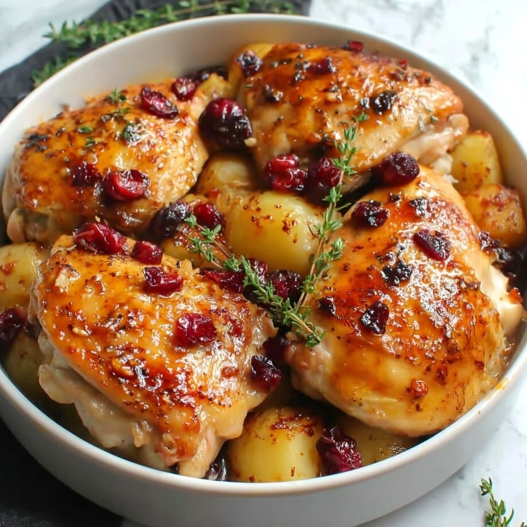Impressive Cranberry Brie Stuffed Chicken Recipe - Recipe Image