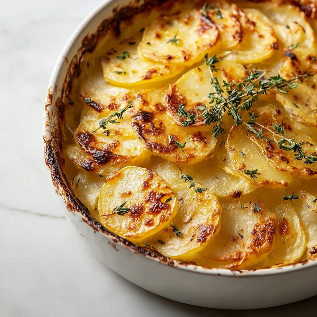 Easy Creamy Scalloped Potatoes Recipe - Recipe Image