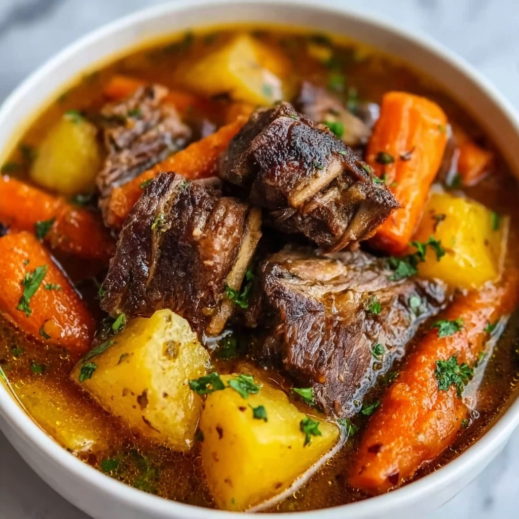 Apple Carrot Beef Rib Soup Recipe - Recipe Image