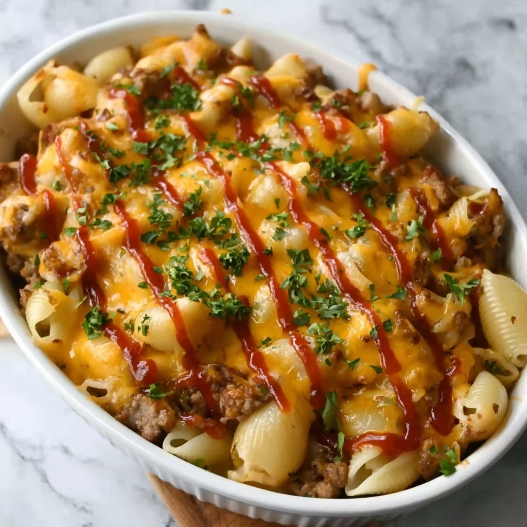 Cheeseburger French Fry Bake Recipe - Recipe Image