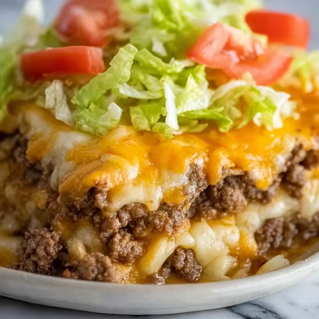 Big Mac Casserole Recipe - Recipe Image