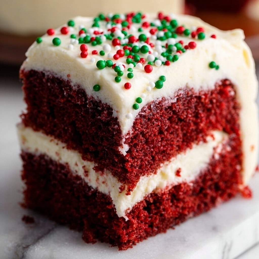 Red Velvet Cheesecake Cake Recipe