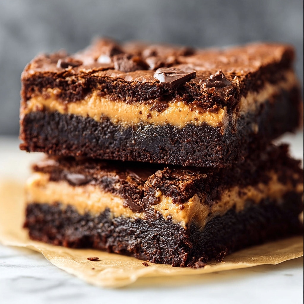 Peanut Butter Fudge Brownies Recipe - Recipe Image