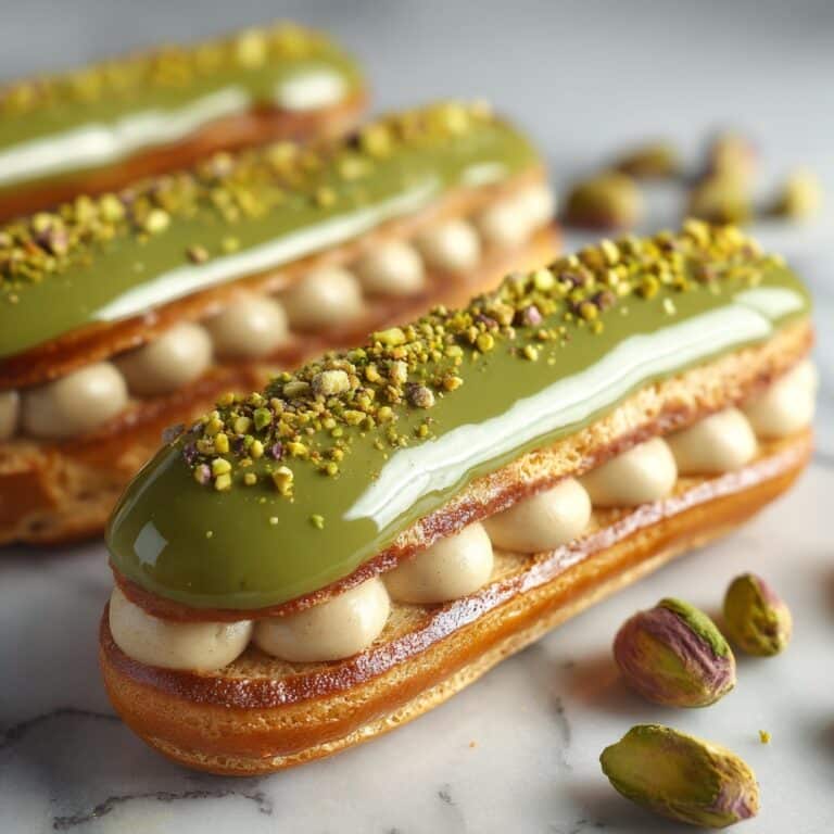 Pistachio Éclairs Recipe