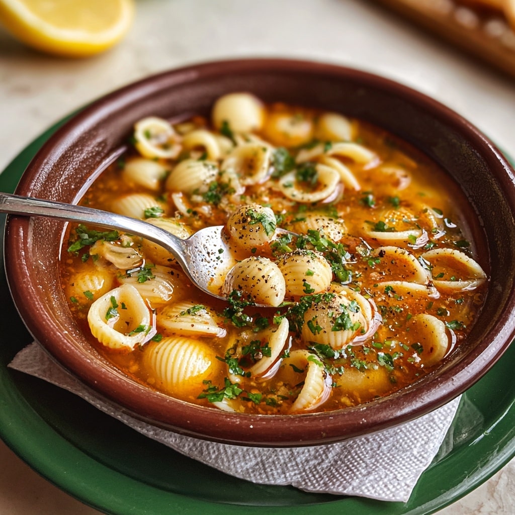 Mexican Sopa de Conchas Recipe - Recipe Image