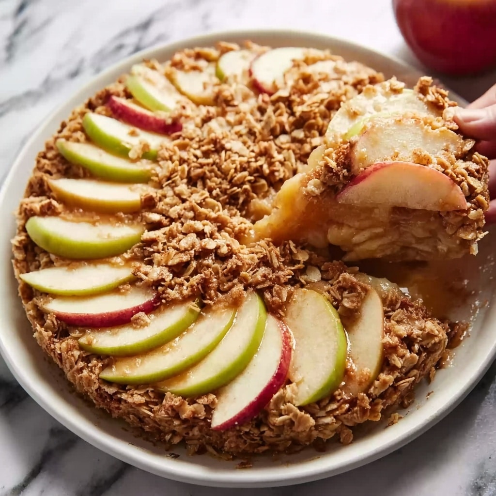 Amish-Style Apple and Cinnamon Baked Oatmeal Recipe - Recipe Image