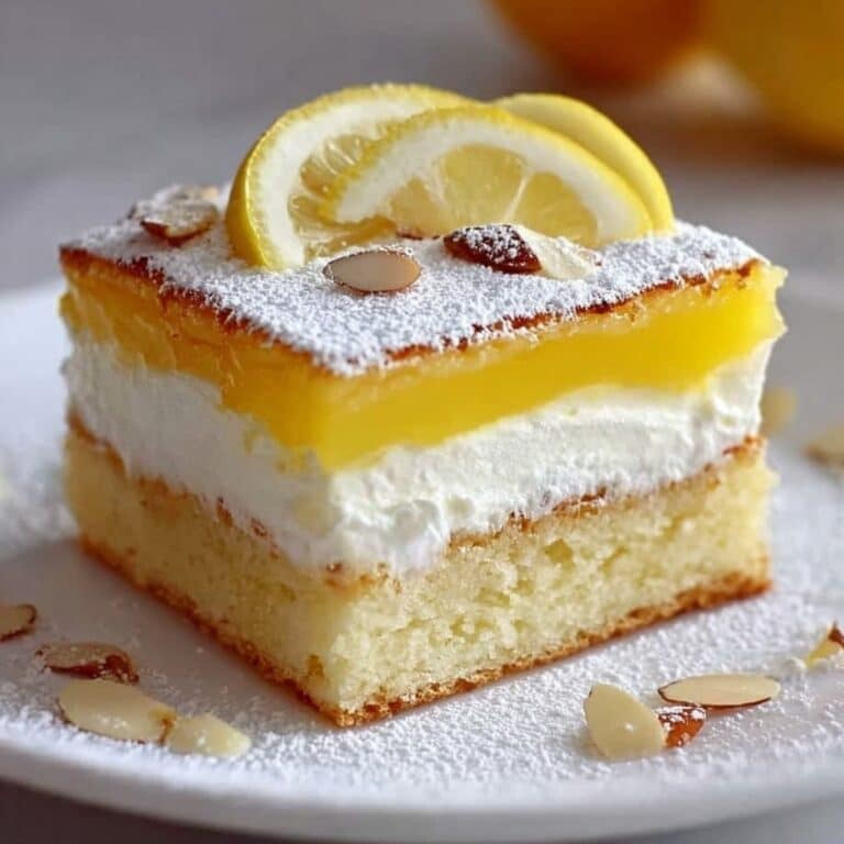 Flourless Ricotta Lemon Almond Cake Slice – Gluten-Free Dessert Recipe