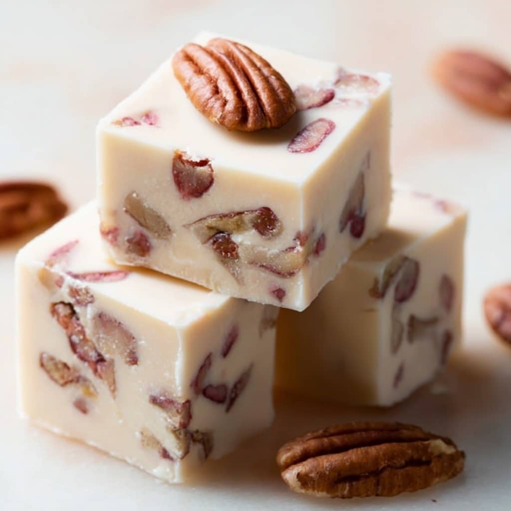 Strawberry Pecan Fudge Recipe - Recipe Image