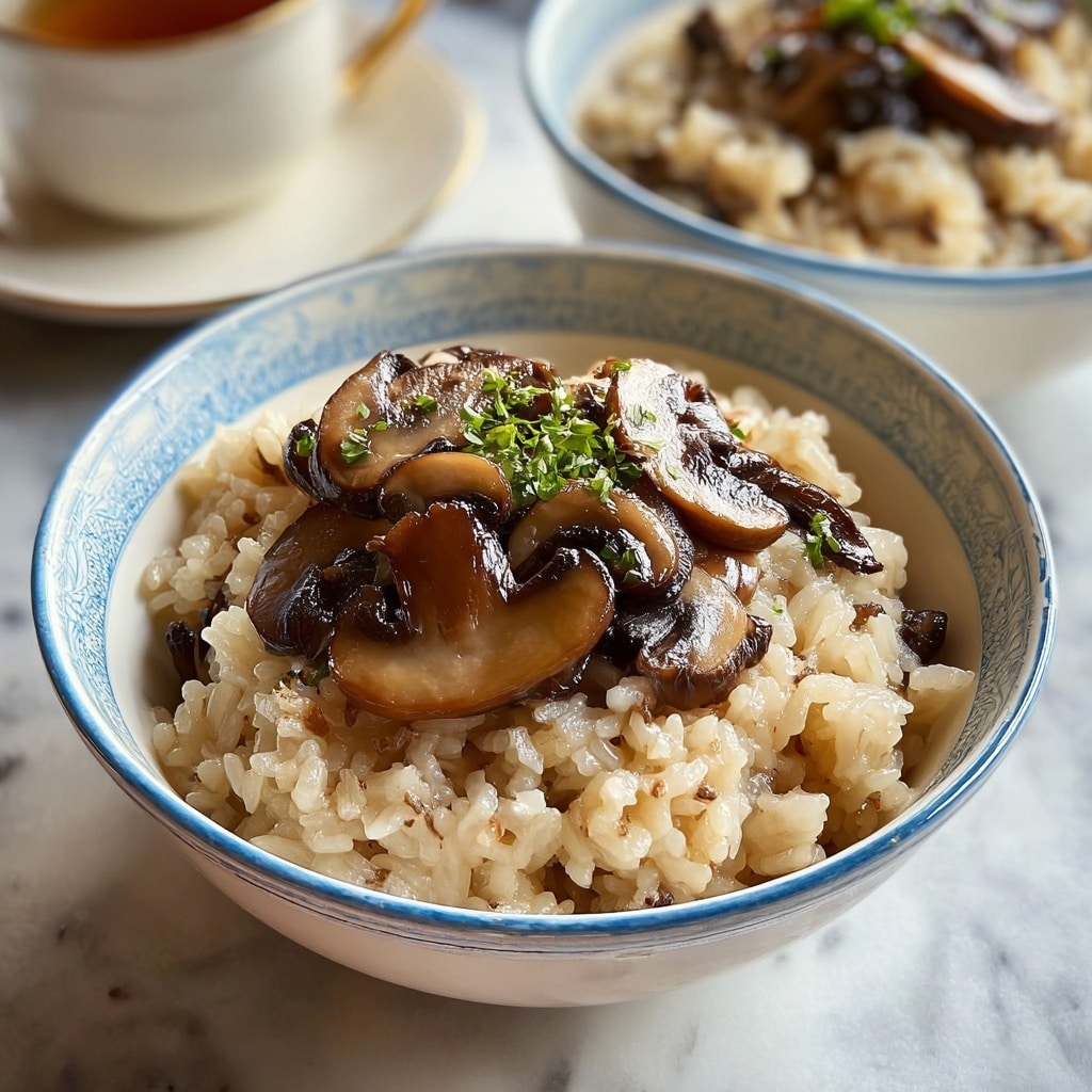 Japanese Mushroom Rice Recipe