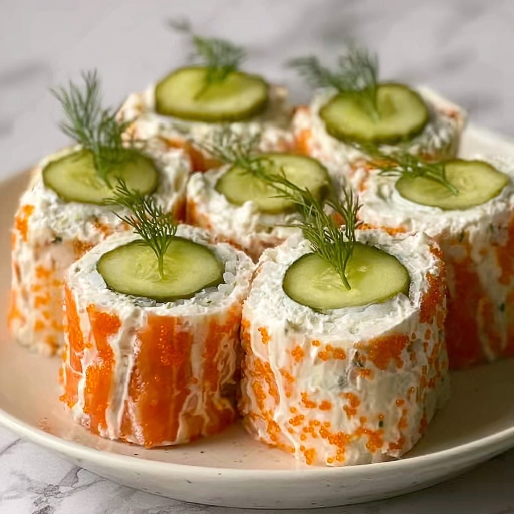 Lazy Cream Cheese Pickle Rolls Recipe - Recipe Image