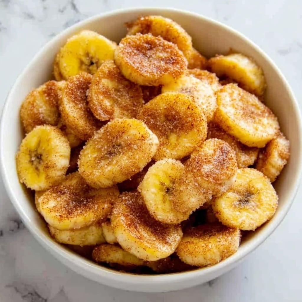 Cinnamon-Sugar Air Fryer Banana Chips Recipe