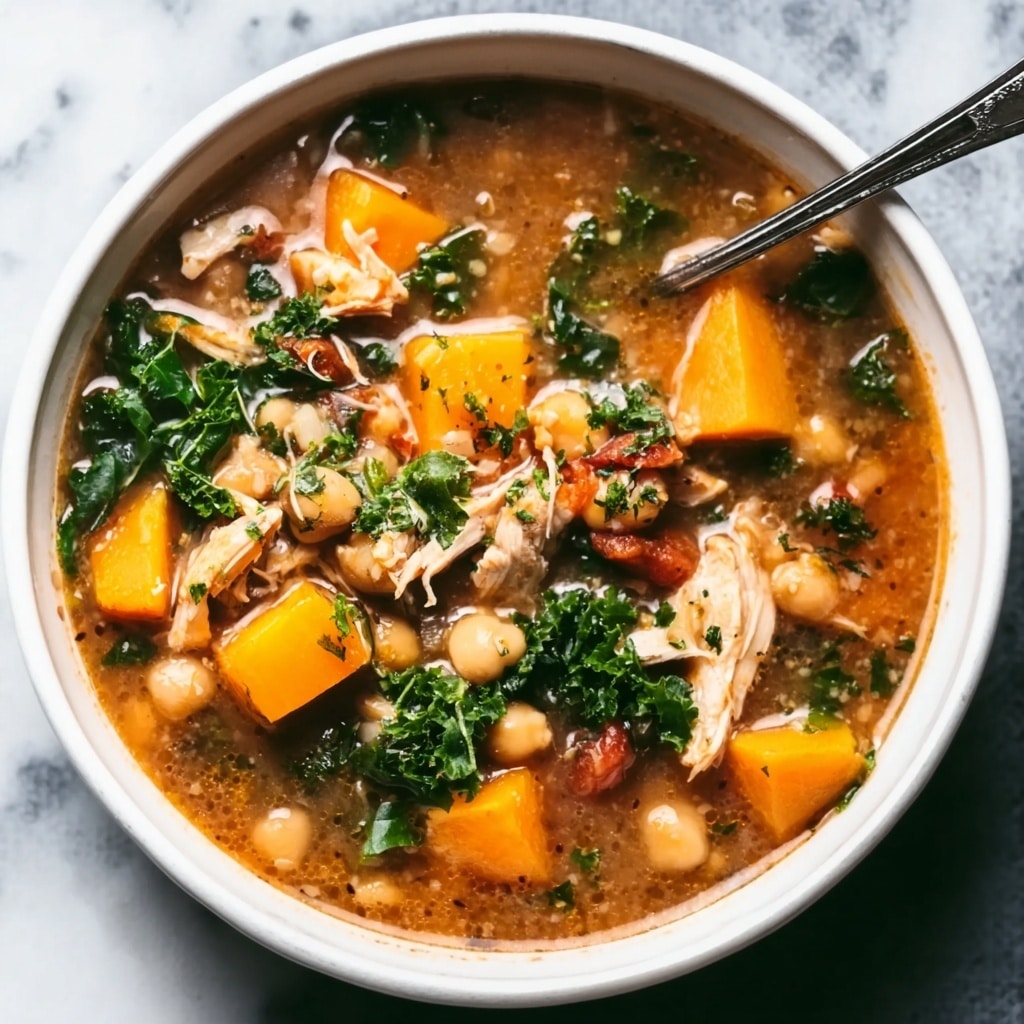 Spiced Chicken Lentil Soup with Hearty Veggies Recipe - Recipe Image