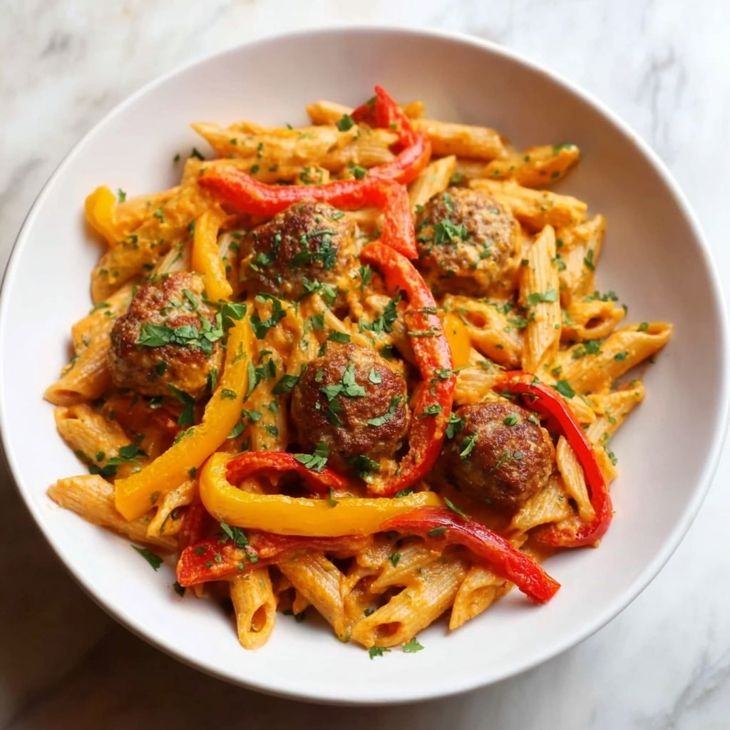 Creamy Cajun Sausage Pasta Recipe - Recipe Image