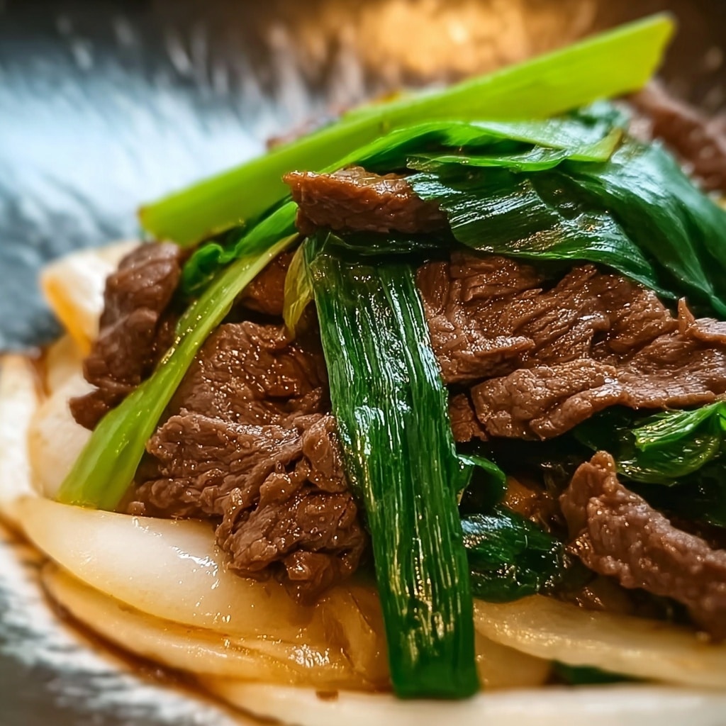 Oyster Sauce Beef & Onion Stir-Fry Recipe
